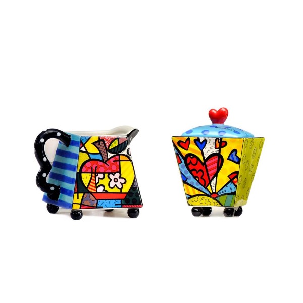 Romero Britto - Creamer & Sugar Set