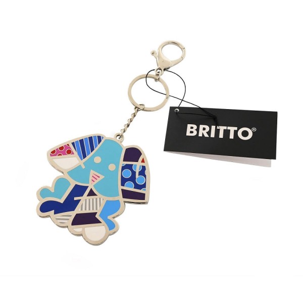 Romero Britto - Keychain & Bag Charm - Azul Do...