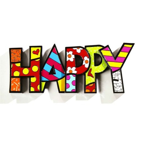 Romero Britto - Table Decor, Happy