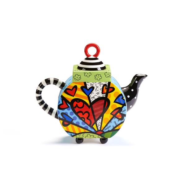 Romero Britto - Ceramic Teapot, A New Day