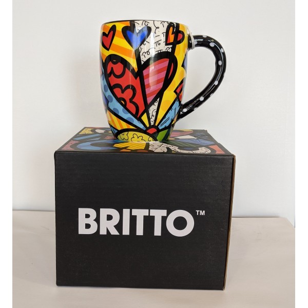 Romero Britto - Heart Mug "A New Day"