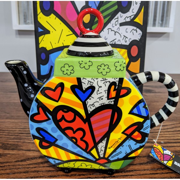 Romero Britto - Ceramic Teapot, A New Day