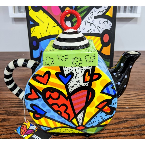 Romero Britto - Ceramic Teapot, A New Day