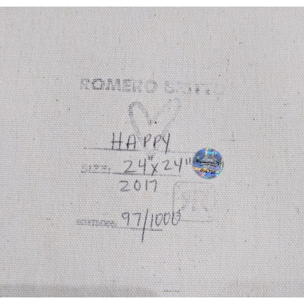 Romero Britto - "Happy" Limited Edition Canvas Print