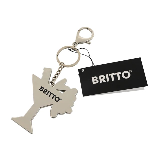 Romero Britto - Keychain & Bag Charm - Martini