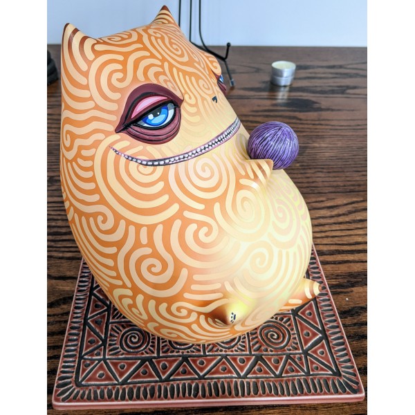 Oscar the Sculptor Cat Collection - "Bipolar Kitty" LE