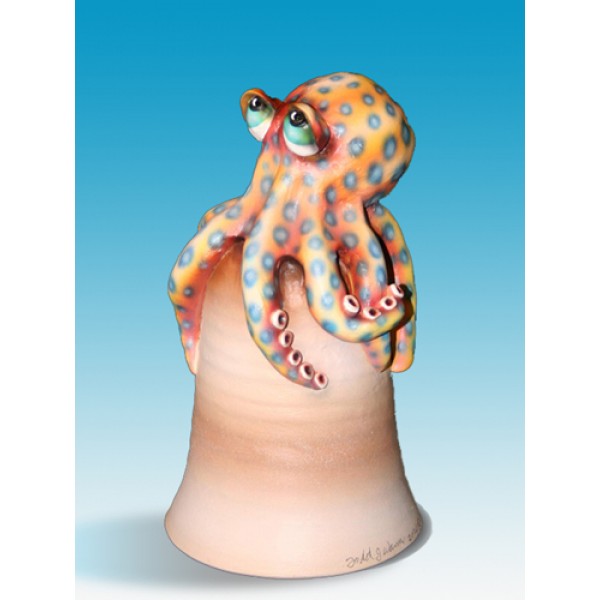 Todd Warner Sea Life Series Dinner Bell - Octopus